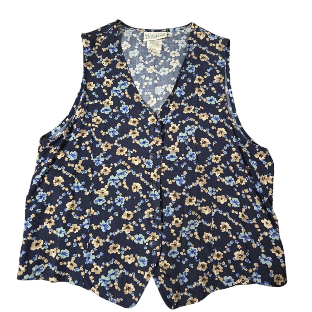 Vintage Floral Women's Top
